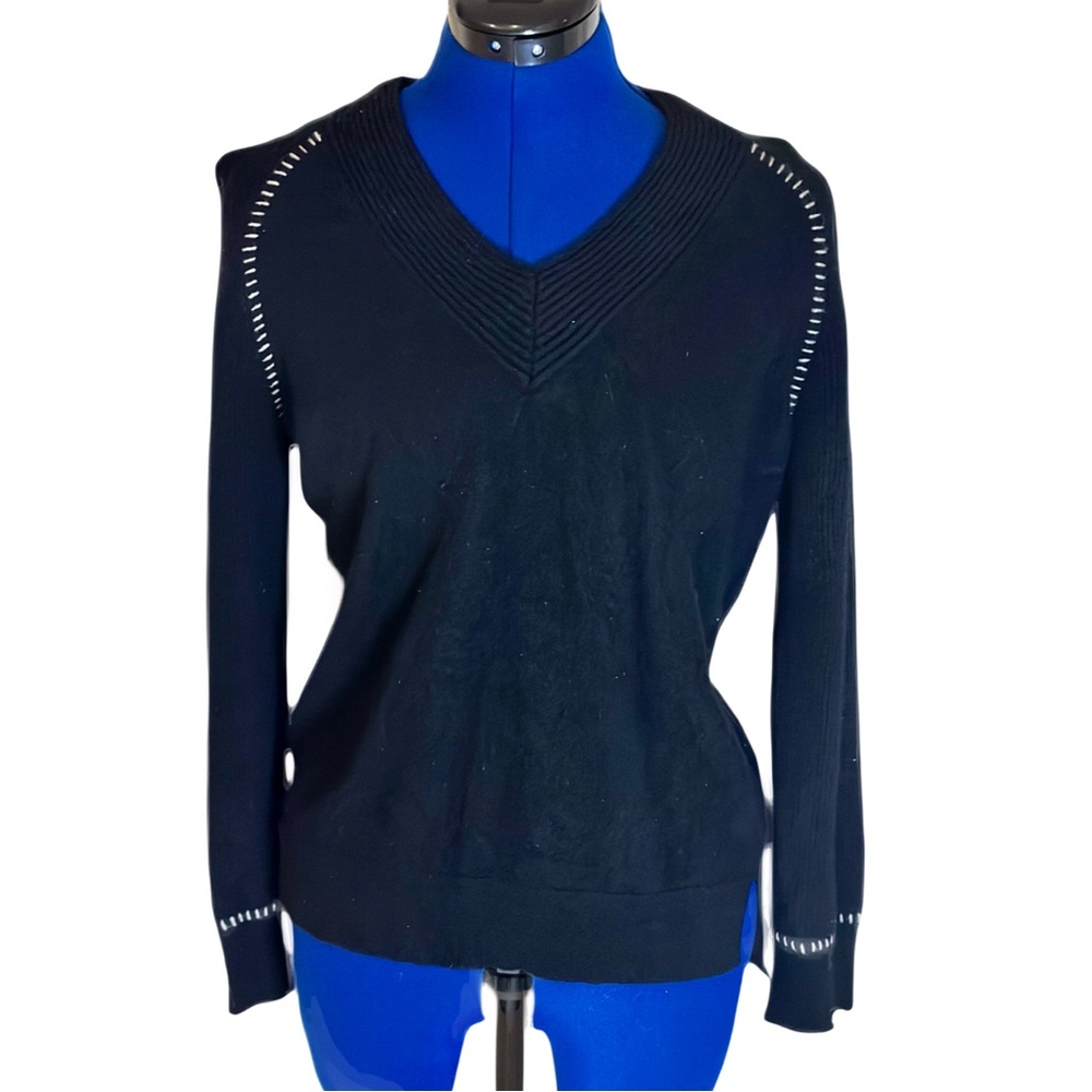 Johnny Was SALLY CASHMERE WHIPSTITCH SWEATER